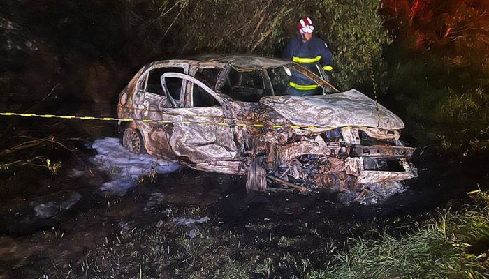 Quedas - Gravíssimo acidente deixa um morto e quatro feridos na PR-484